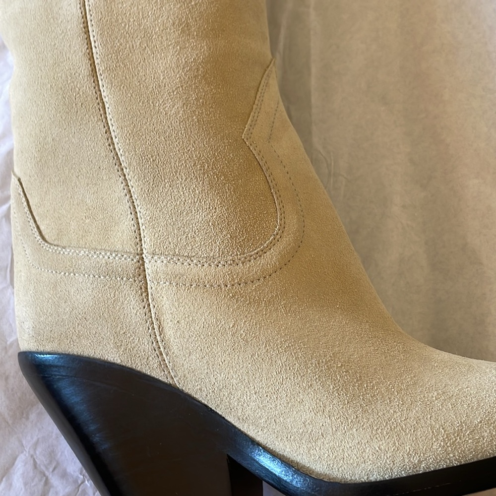 ISABEL MARANT Suede Boots in Ecru - NWT - Picture 11 of 16